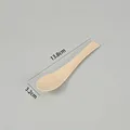 Bamboo soup spoon