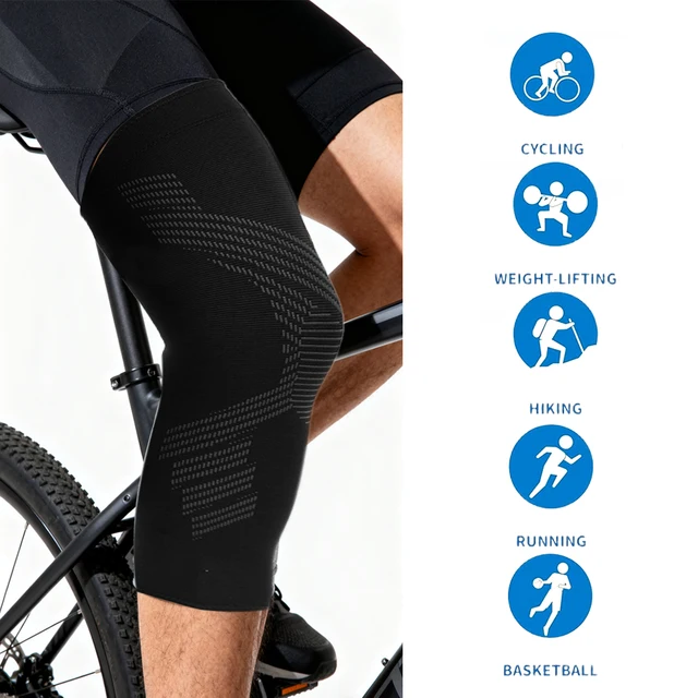 1PCS Copper Compression Leg Sleeve - Long Knee Leg Sleeve for Knee Pain Relief,Swelling,Arthritis,Poor Circulation,Runner,Sports 5