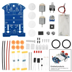 DIY Electronic Kit: Intelligent Tracking Smart Robot Car for Experimentation and Learning (Without Battery)