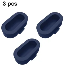 Durable Silicone Charging Port Dust Cover Cap - Anti - dust Plug - Garmin Fenix series (3pcs blue)