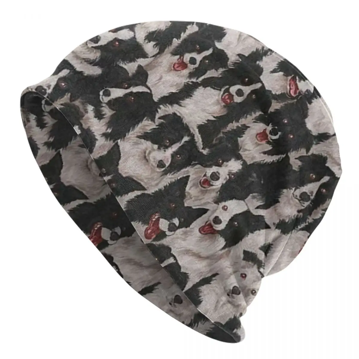 Border Collie Sheepdog Bonnet Hat Knitting Hats Men Women Cool Unisex Adult Dog Lover Warm Winter Skullies Beanies Cap