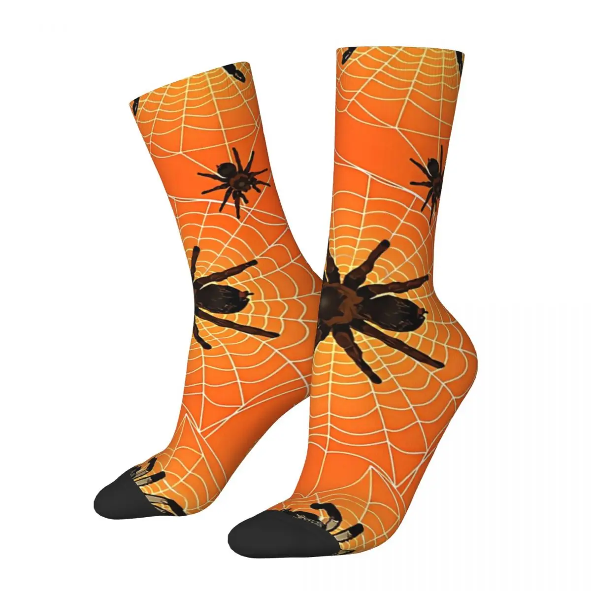 

Забавные мужские носки, пауки и паутина, повседневные носки в стиле ретро, паук, животные, уличный стиль, с принтом в подарок