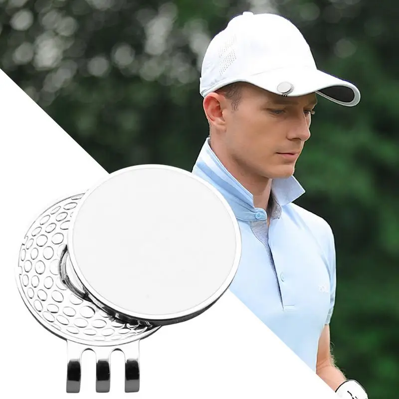 Magnet Ball Marker For Golf Ball Marker Magnetic For Golf Sport Outdoor Sports Equipment Belt And Pocket Clip-On