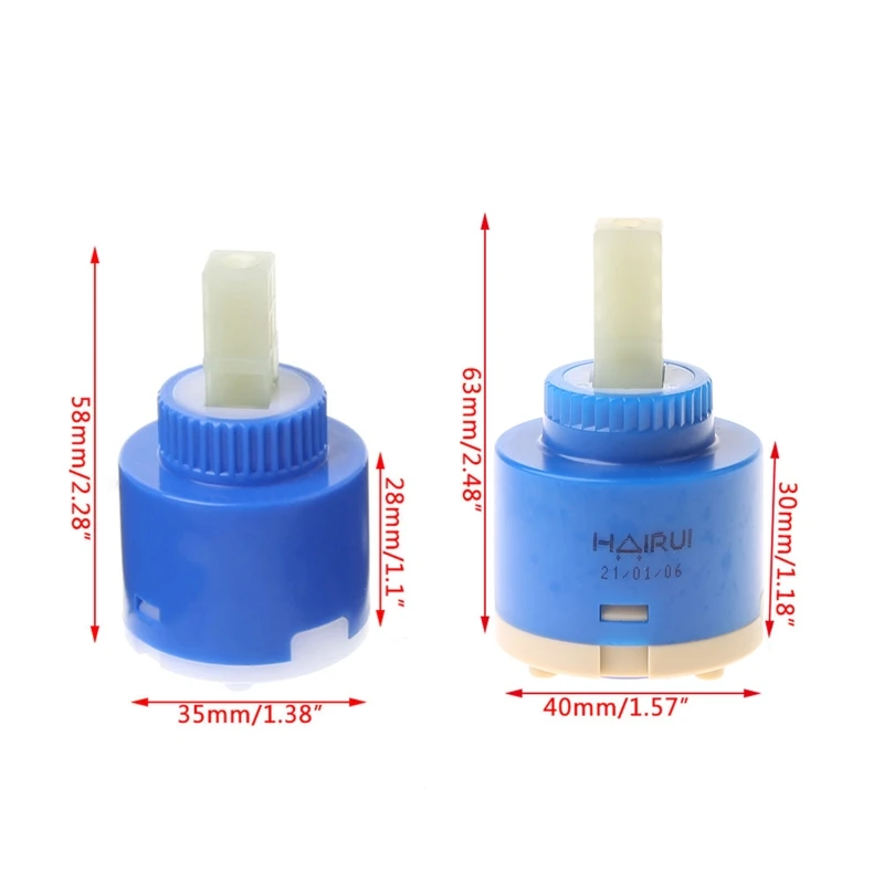 35mm/40mm Ceramic Disc Cartridge Inner Faucet Valve Water Mixer Tap