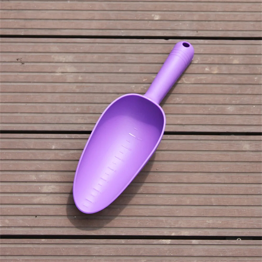 두꺼운 플라스틱 토양 삽, 원예 삽, 발코니 야채 파기, 원예 꽃 풀기, 내구성 두꺼운 수공구