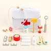 Wooden Doctor Kit For Kids,Pretend Playset For Toddlers With Medical Bag For Boys and Girls Fun Role Playing Game 1