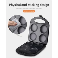 1400W Double-sided Heating Waffle Pizza Sandwich Maker Electric Baking Pan Pancake Machine Non Stick Coating Breakfast Machine 2