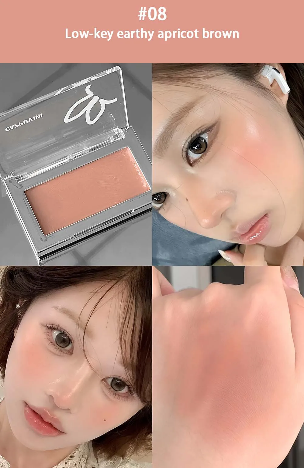 Concealer Palette Monochrome Waterproof Brightening Cream Face Makeup_voghion.com