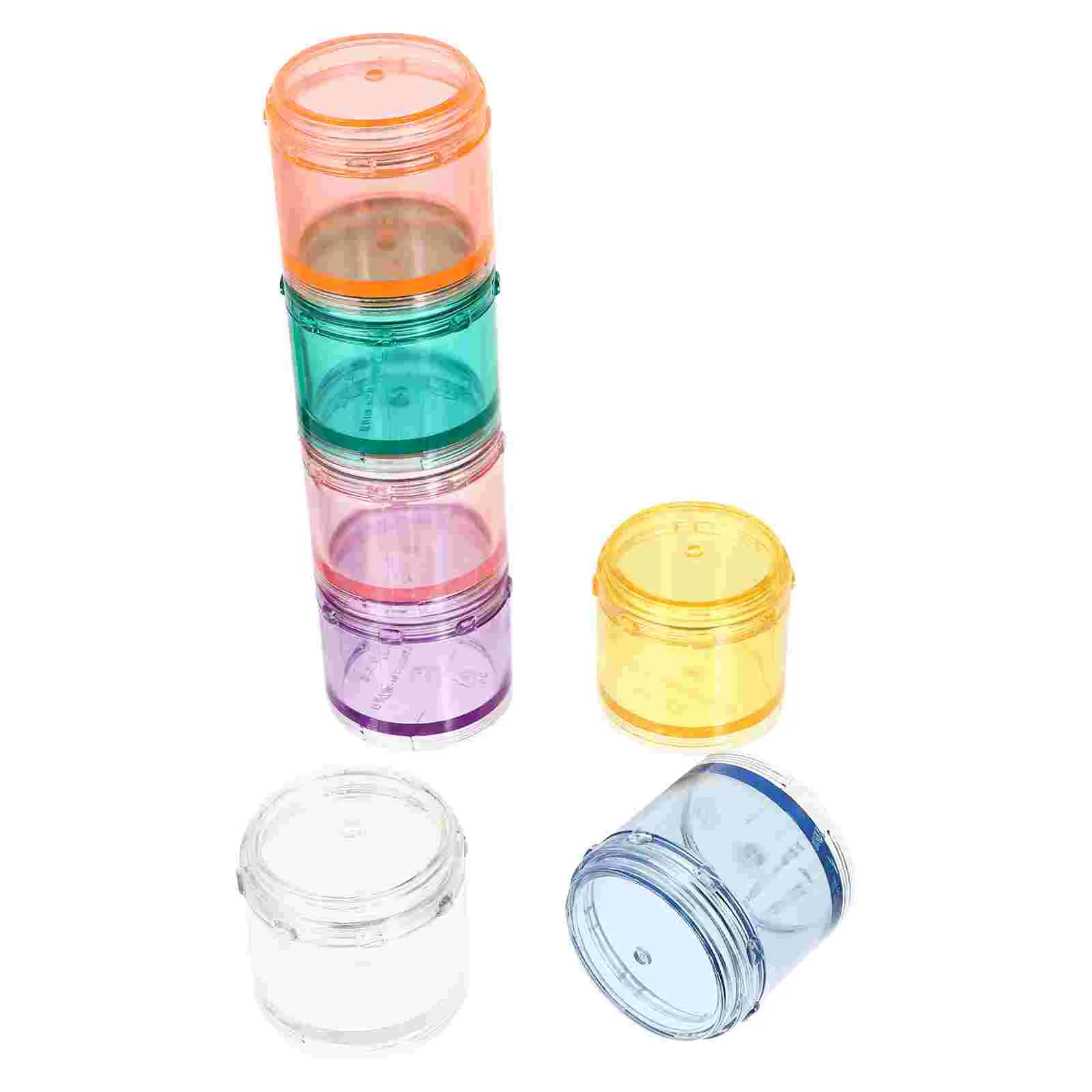 

Portable Drugs Container Divided Box Container Drugs Case Weekly Medicine Case (Random Style)