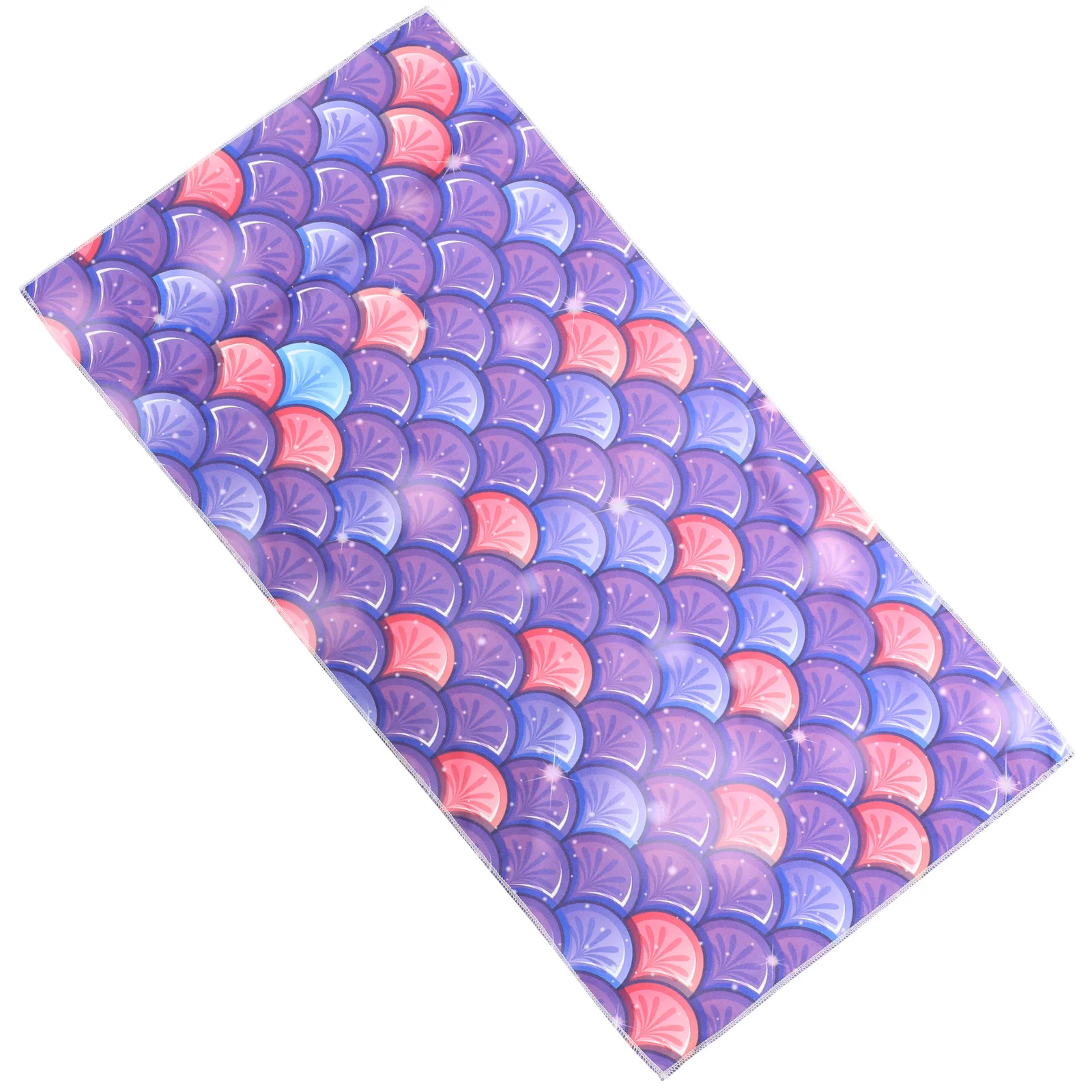 

Mermaid Bath Towel Beach Printing Lady Shawl Fiber Swimming Travel for Outdoor Miss
