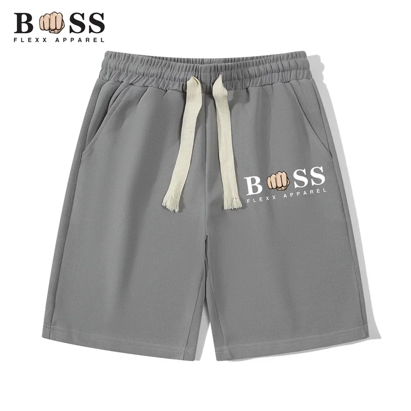 

Мужские спортивные шорты, Свободные повседневные шорты с эластичной талией и шнурками, для бега, летнего сезона весна-лето 2024