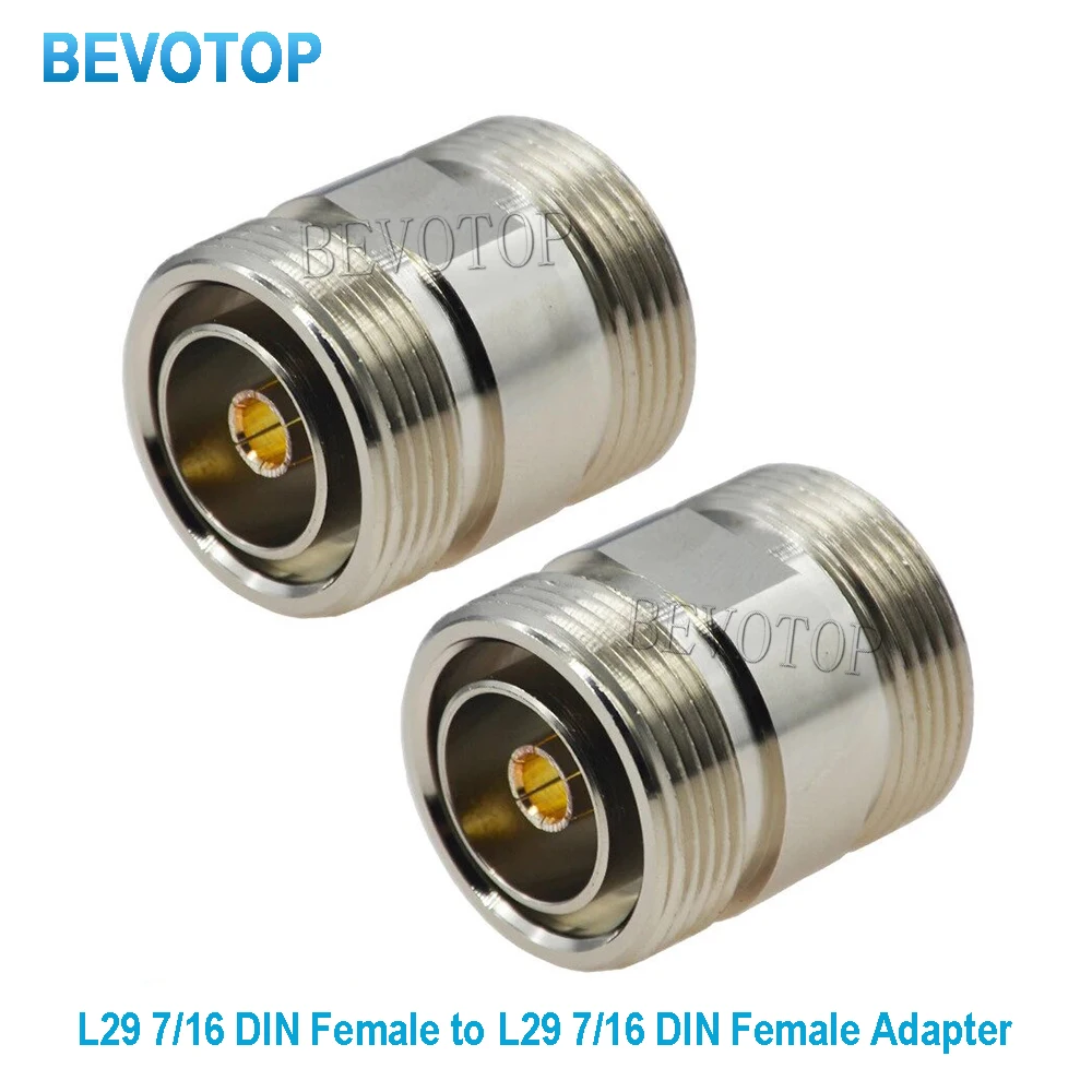 

10 шт./лот L29 7-16 DIN гнездовой разъем для DIN гнездовой прямой адаптер высокого качества 50 Ом никелированный RF преобразователь соединитель