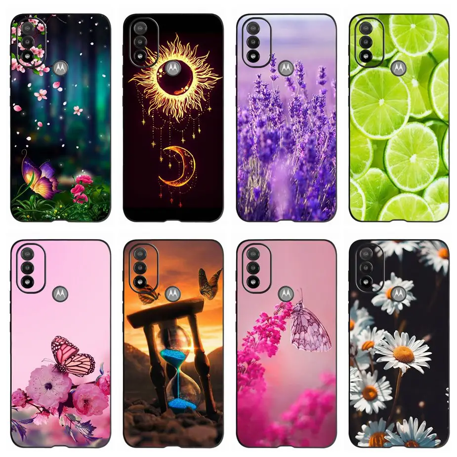 Per Motorola Moto E20 Custodia New Fashion Fiori Colorati Custodia Morbida In Silicone Per Motorola E20 E 20 Motoe20 Paraurti Posteriore