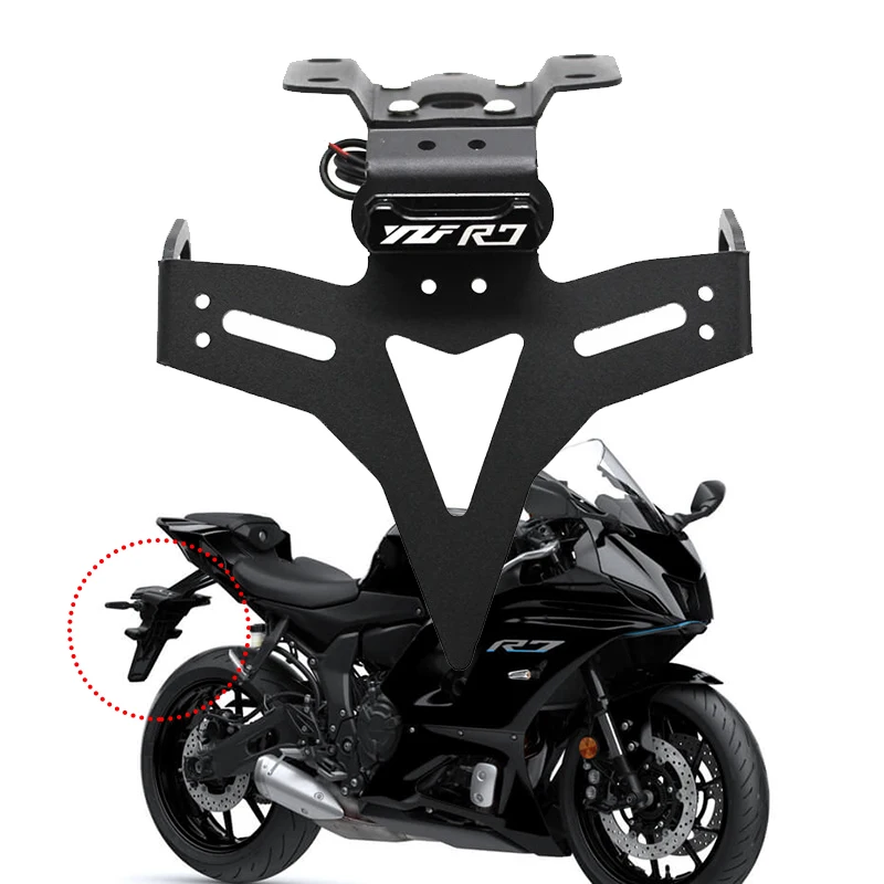 MotorcycleLicensePlateBracketwithLightNeatRearTurnSignalLED