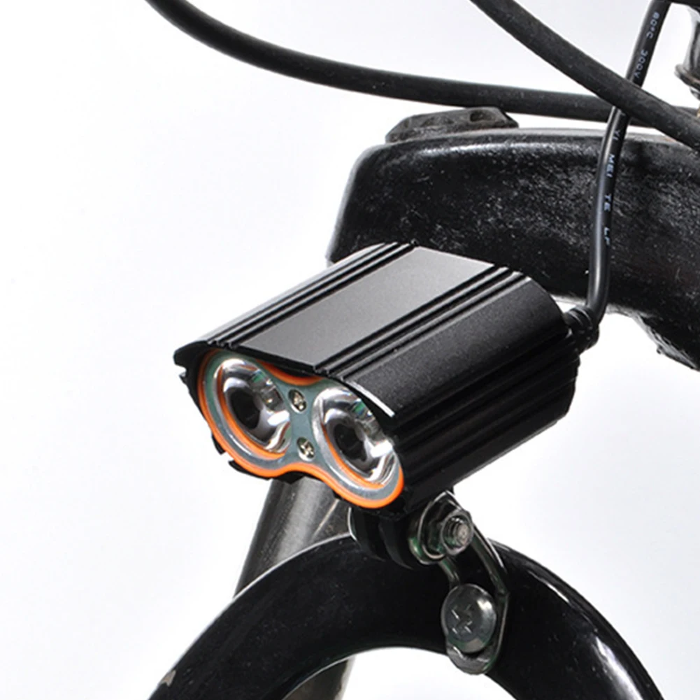 2T6 LED 비즈 산악 자전거 헤드라이트 알루미늄 합금 스쿠터 전조등 800LM 4단 기어 MTB 안전 경고등
