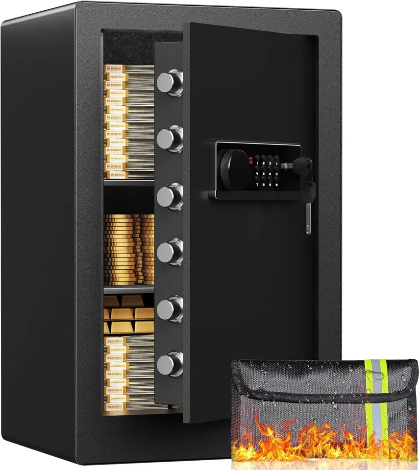 Fireproof Waterproof Electronic Safe for Home Office