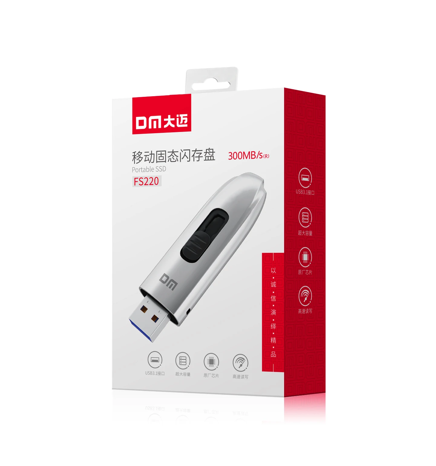 DM ָ ÷ ̺ FS220 USB3.1 USB3.0 64GB 128GB 256GB, ʰ  ӵ