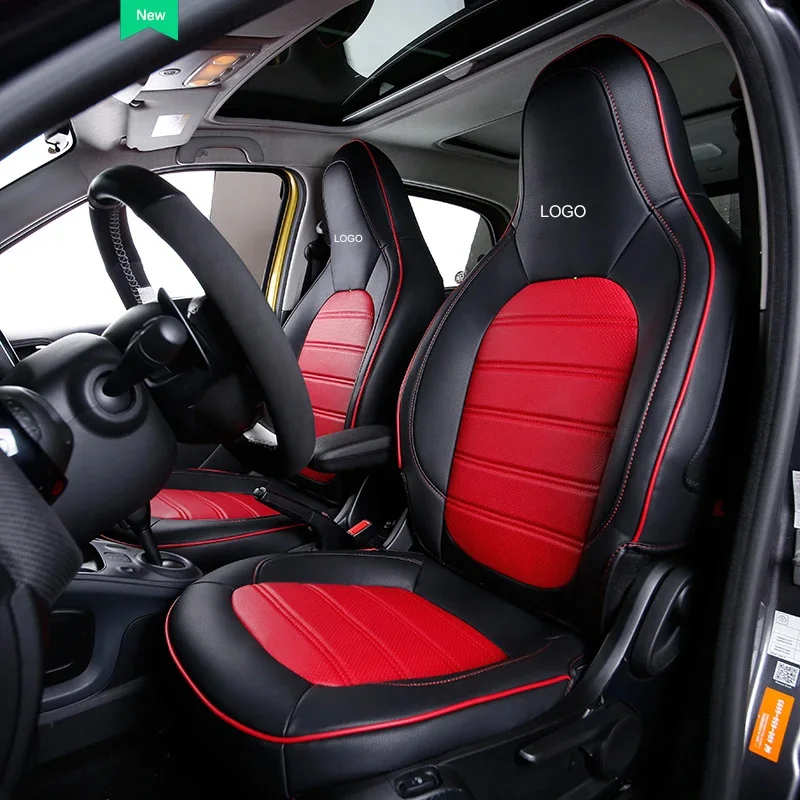 Smart 453 Fortwo 2015-Car Seat Cover Four Seasons Breathable Cushion Decoration Interior Styling Accessories car seat covers car seat cushion gel seat cushion car seat protective cover