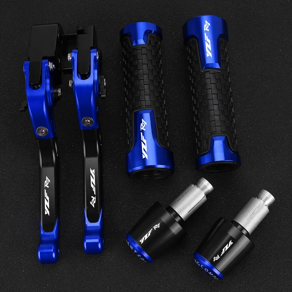 

Motorcycle Accessories For yamaha YZFR7 YZF-R7 2023 2022 Adjustable Folding Brake Clutch Levers Hand Handlebar grips Ends YZF R7