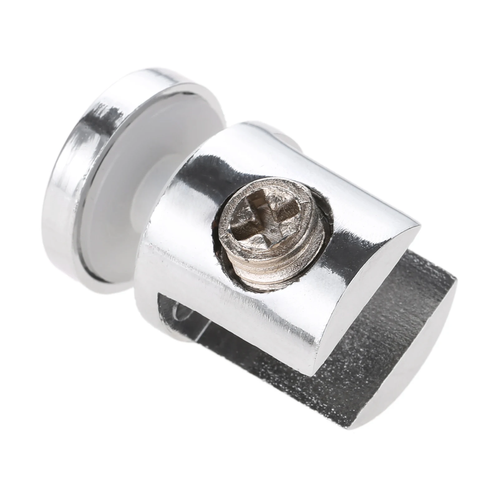 10 Morsetti Per Vetro In Lega Di Zinco - Supporti Regolabili Per Balaustre E Corrimani Senza Foratura - Foto 3