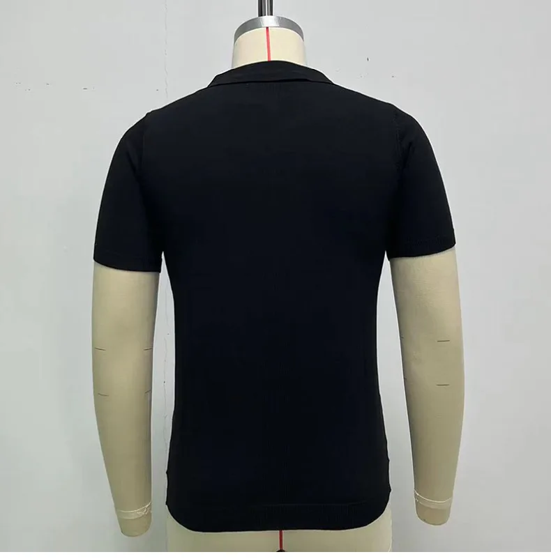 2025 Men's Summer Polo Shirt Short Sleeve Polo Business Party T Shirt High Quality Men's Polo Shirt Streetwear Casual Knit Tops 18 S48ac8c3f610847ed818c80e1e475f2d0t