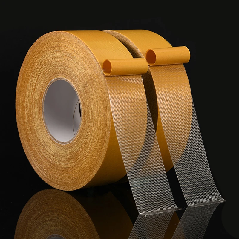 20m High Viscosity Transparent Doublesided Tape Glass Mesh Fiber Tape