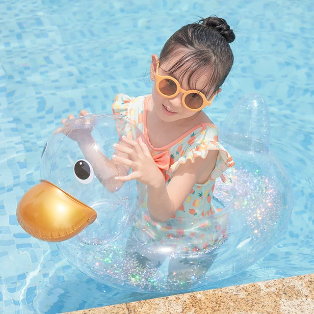 Inflatable Swimming Ring Pool Float Kid Waist Float Ring Cute Toy for Baby  Children Turtle Circle