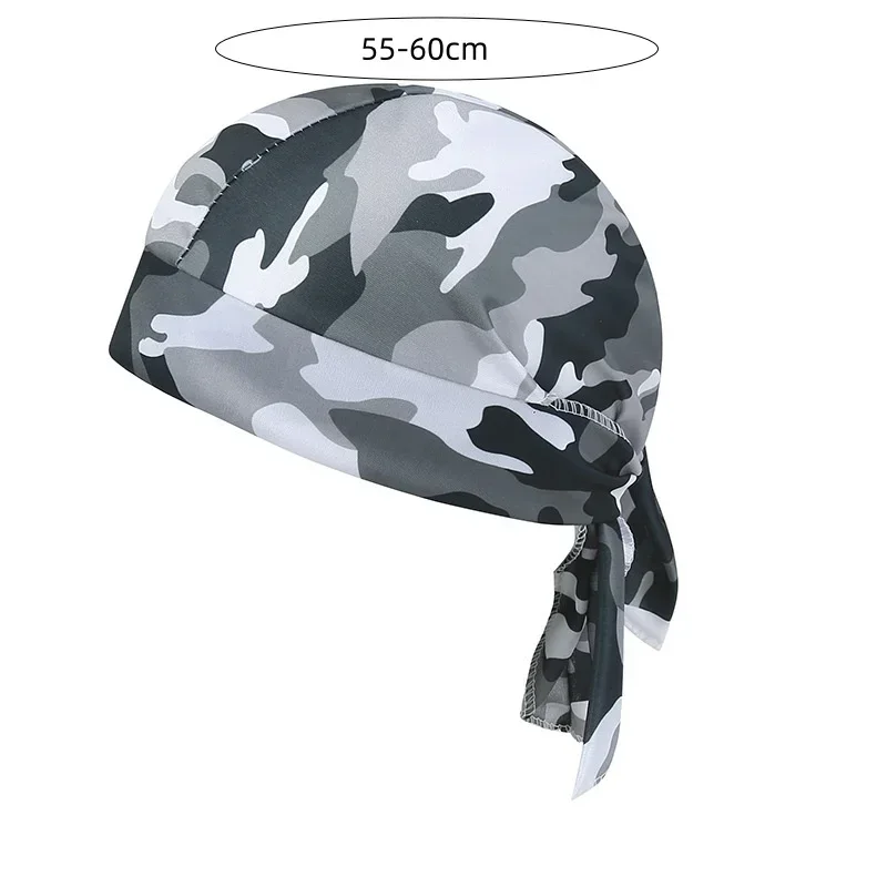 Camouflage Headband Bandana Men Cycling Cap Sun Protection Sports Breathable Printed Headscarf Running Riding Hat