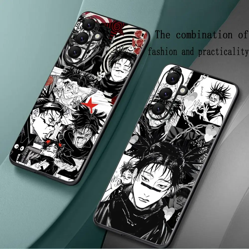 Choso Cool Anime Man Design Soft Black Phone Case