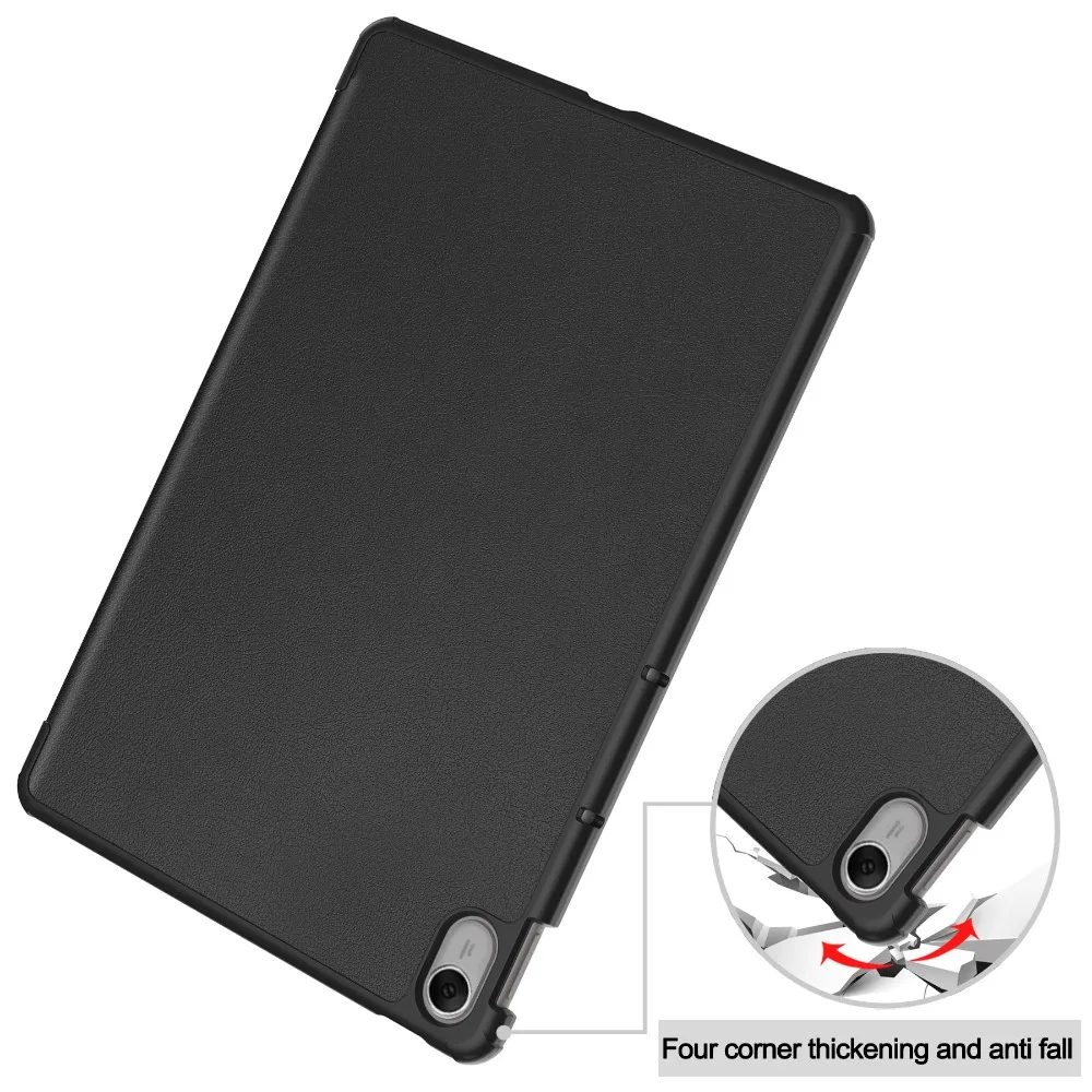 Premium Folding Flip Leather Stand with Auto Sleep