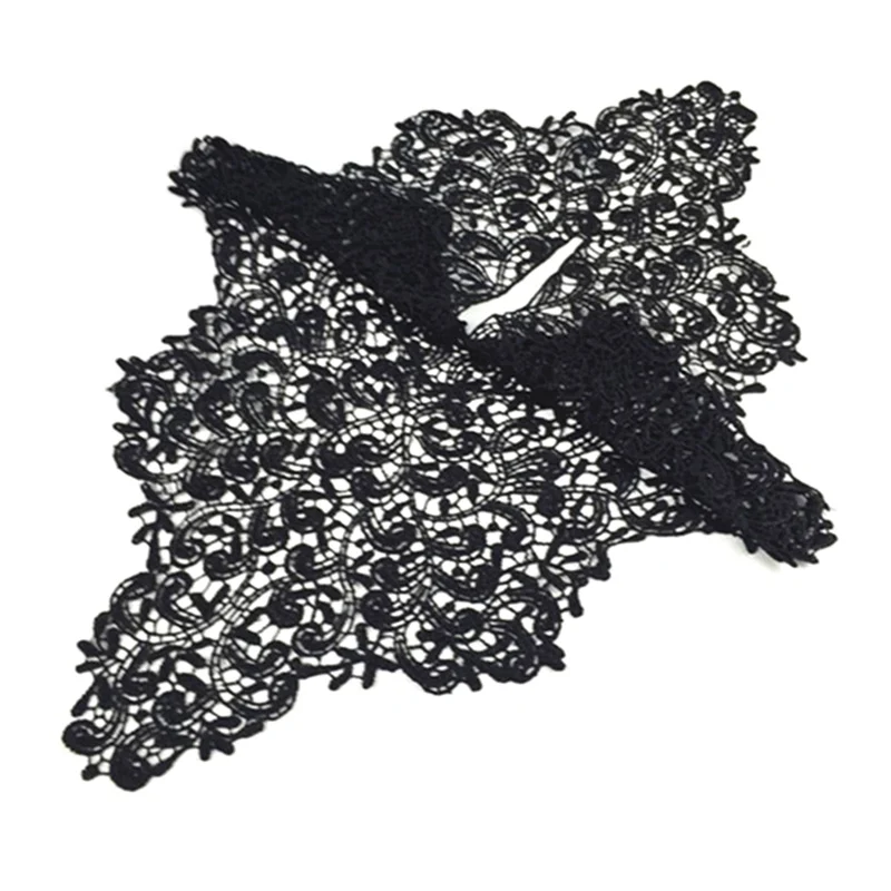 Fake Collar Detachable Collar Shawl DIY Clothes Neckline Hollow Embroidery Detachable Tops Lady