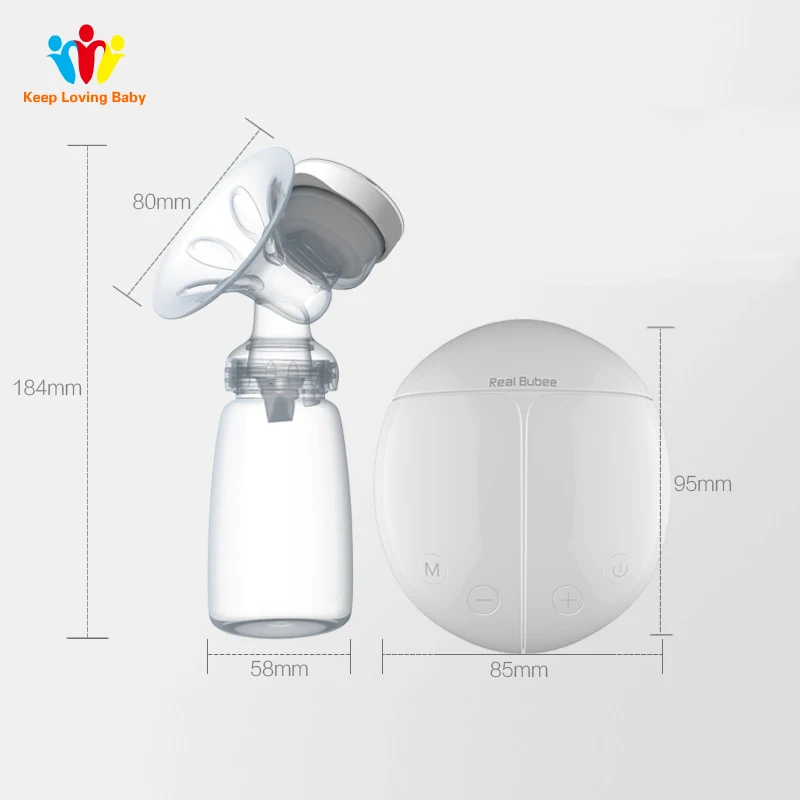 Double Electric Breast Pumps Powerful Nipple Suction Baby Milk Bottle Cold Heat Pad USB Electric Breast Pump