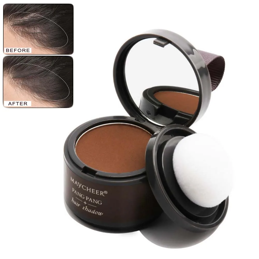 2021 Waterproof Hair Shadow Powder Hair Line Powder Hair Shadow Trimming Powder Makeup Hair Concealer Natural Cover Edge Control - Hair Color - AliExpress - Hair Care Products