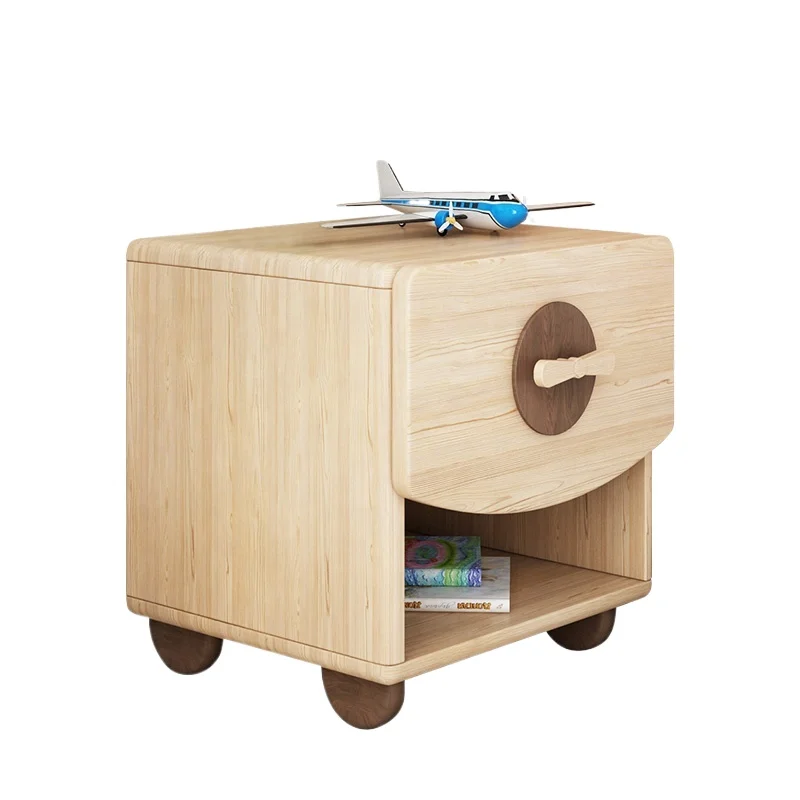 *Home Kids Furniture Cartoon Design Wooden Storage Open Drawer Children Locker Kid Cabinet