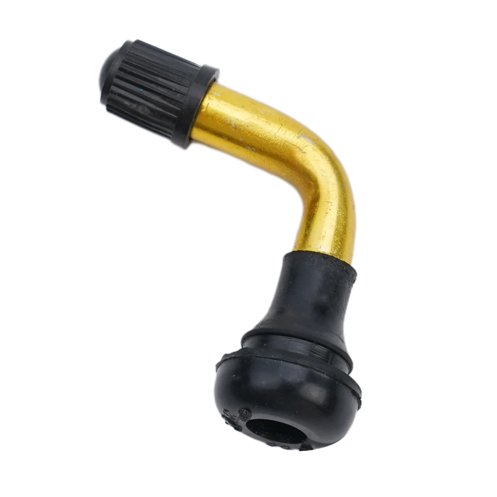 Description Picture 4 of item10 Inch Balance Car Electric Scooter Valve Long-lasting Performance Rubber And Aluminum Alloy Snap-in Base 90 Degrees Bent