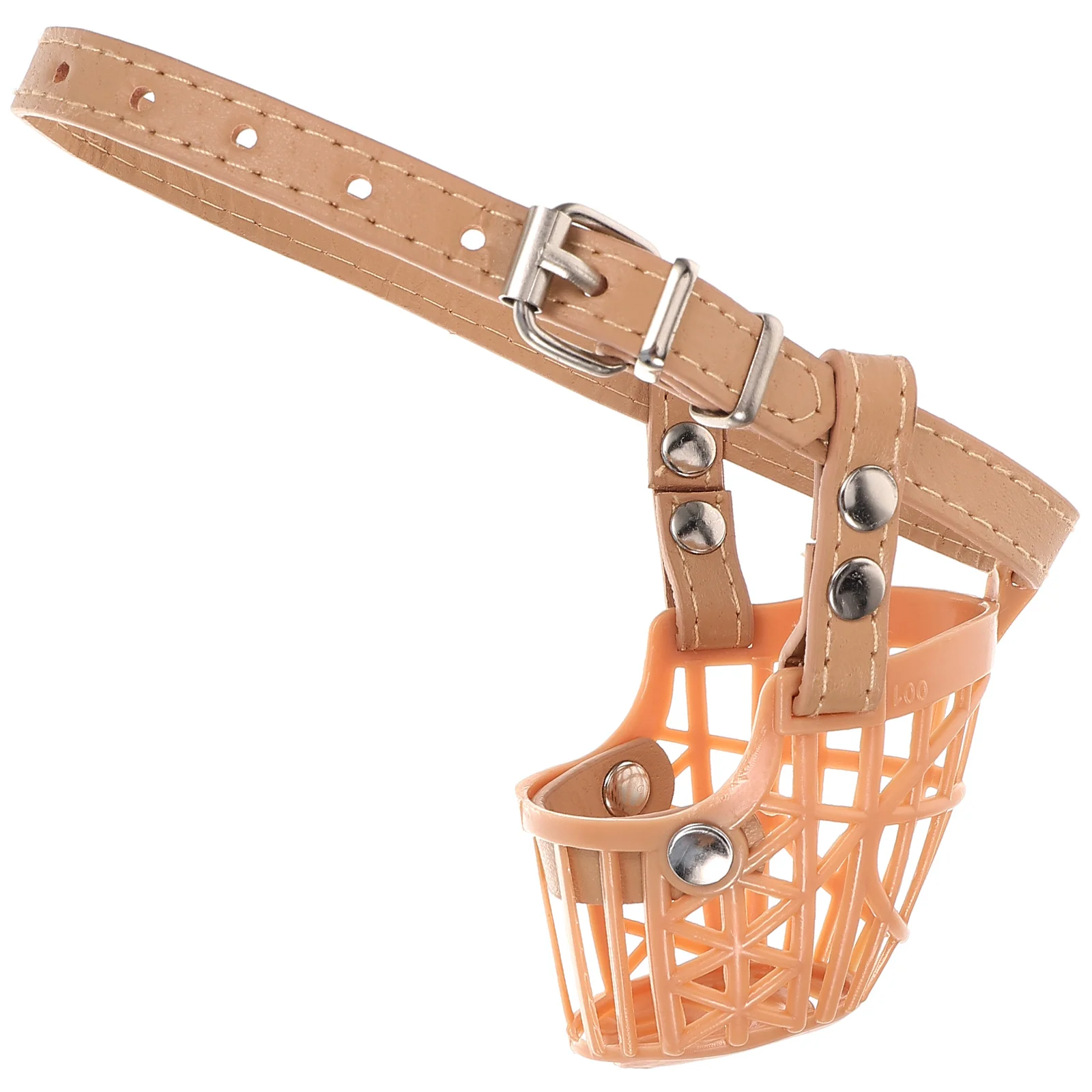 

Pet Dog Puppy Plastic Basket Type Adjustable Training Muzzle Anti-biting Anti-bite Muzzles for Biting and Barking Control Size