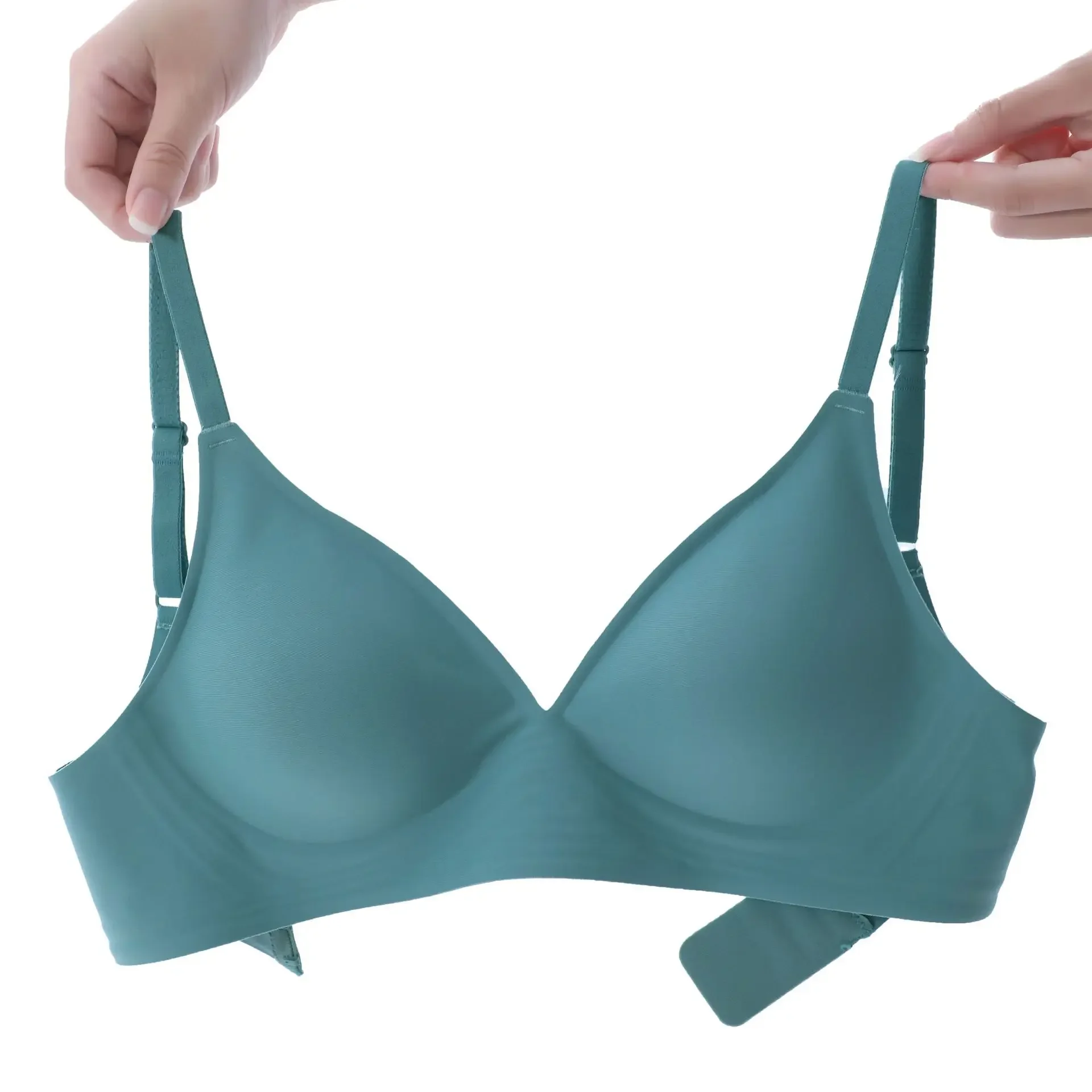 Seamless Bra Underwear Women Top Sexy Push Up Bras without Frame Thin Unwired Bralette Brassiere Soft Comfort Lingerie Deep V 6