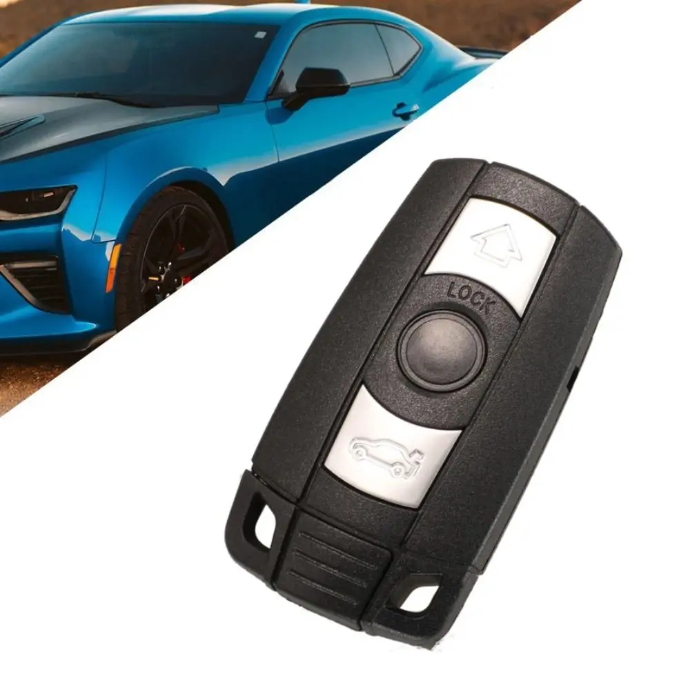 Remote 3 Buttons Car Key Shell Case Smart Blade Fob Case Cover Replacement For BMW 1 3 5 6 Series E90 E91 E92 E60
