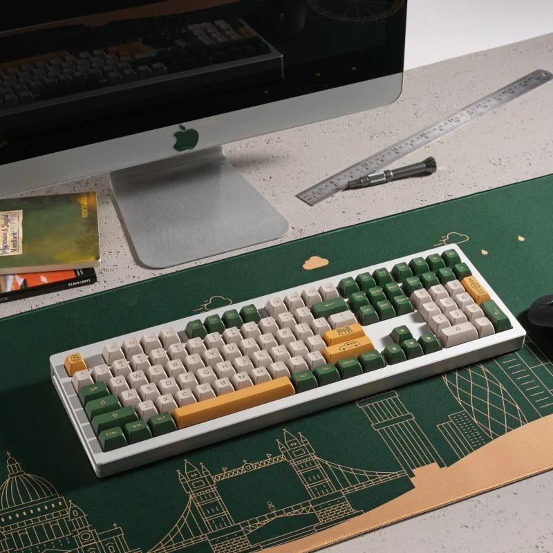 ［美品]Akko MonsGeek M5Wシルバーフルアルミメカニカルキーボード 美品]Akko MonsGeek M5Wシルバーフルアルミメカニカルキーボード