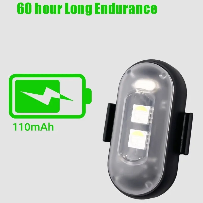 Wireless remote control airplane lights car motorcycle universal colorful burst flash warning light drone pilot light