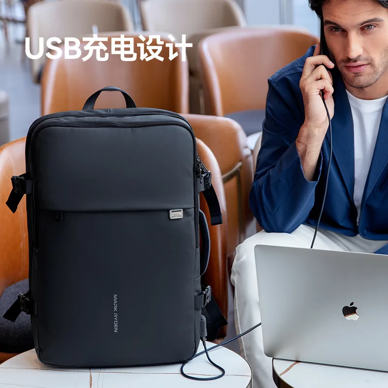 Mark Ryden Laptop Bag Large Capacity Expansion Backpack Men's Business Travel Backpack
