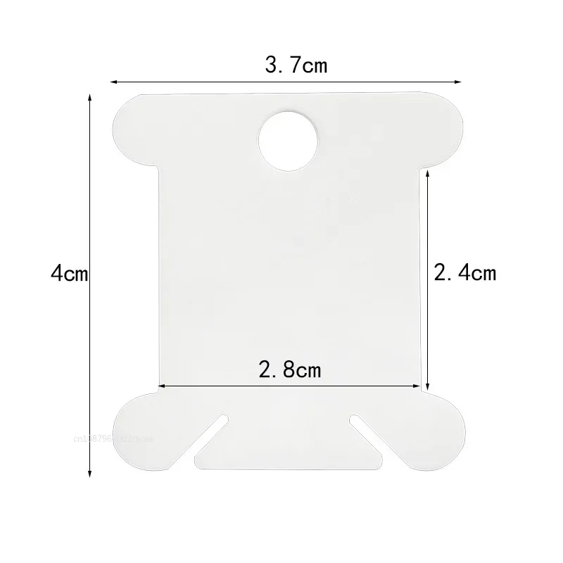 100pcs/lot Embroidery Floss Bobbins Embroidery Floss Organizer Plastic Thread Cards for Cross Stitch Thread Holder