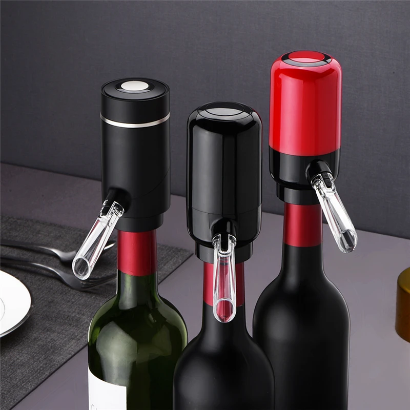 Electric Wine Decanter Automatic Pourer Whiskey Aerator Battery Powered
