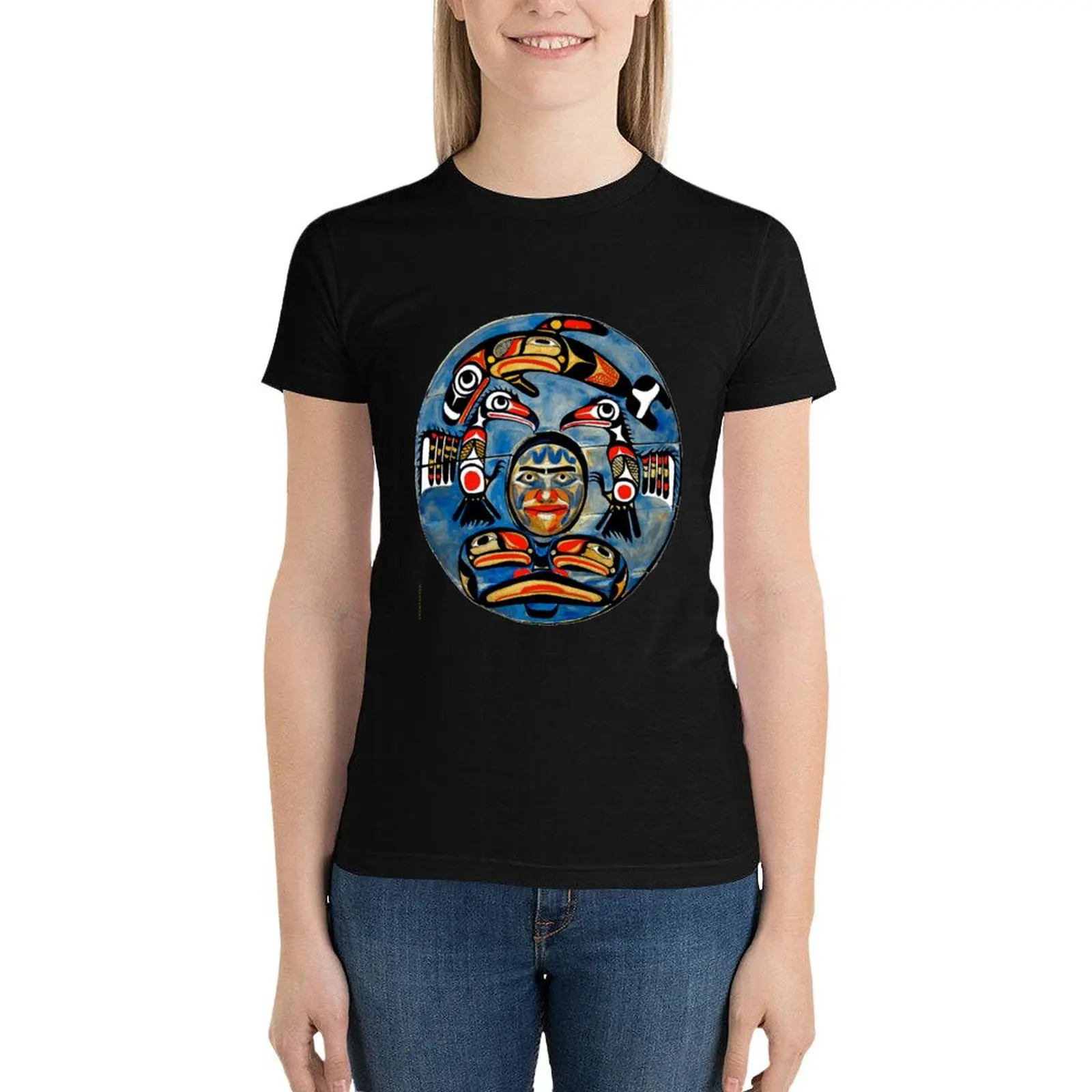 

Sunmask T-Shirt summer tops plus size tops Aesthetic clothing graphic t-shirts for Women