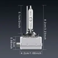 HID Xenon Light D1S D1R D3S Car Headlight Bulbs 4300K 5000K 6000K 8000K 10000K 12000K 35W 12V 2 Pieces 2