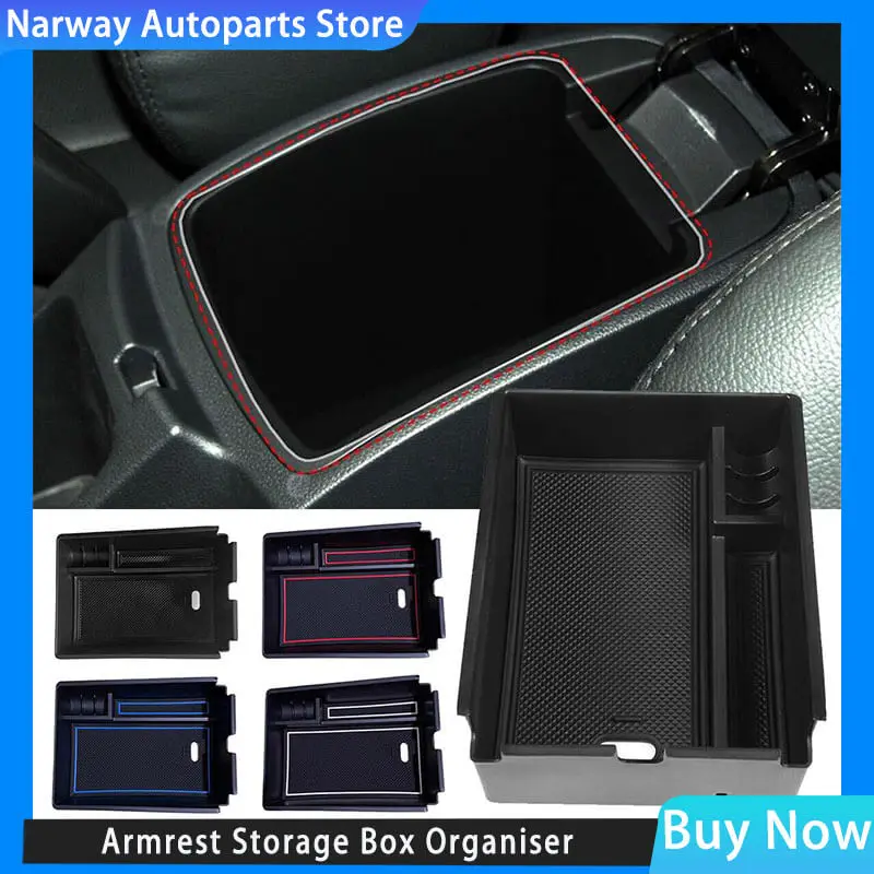 For Kia Sportage NQ5 2022 Practical Armrest Storage ABS Centre Fittings Box Parts Organiser Console Replacement Auto Accessory