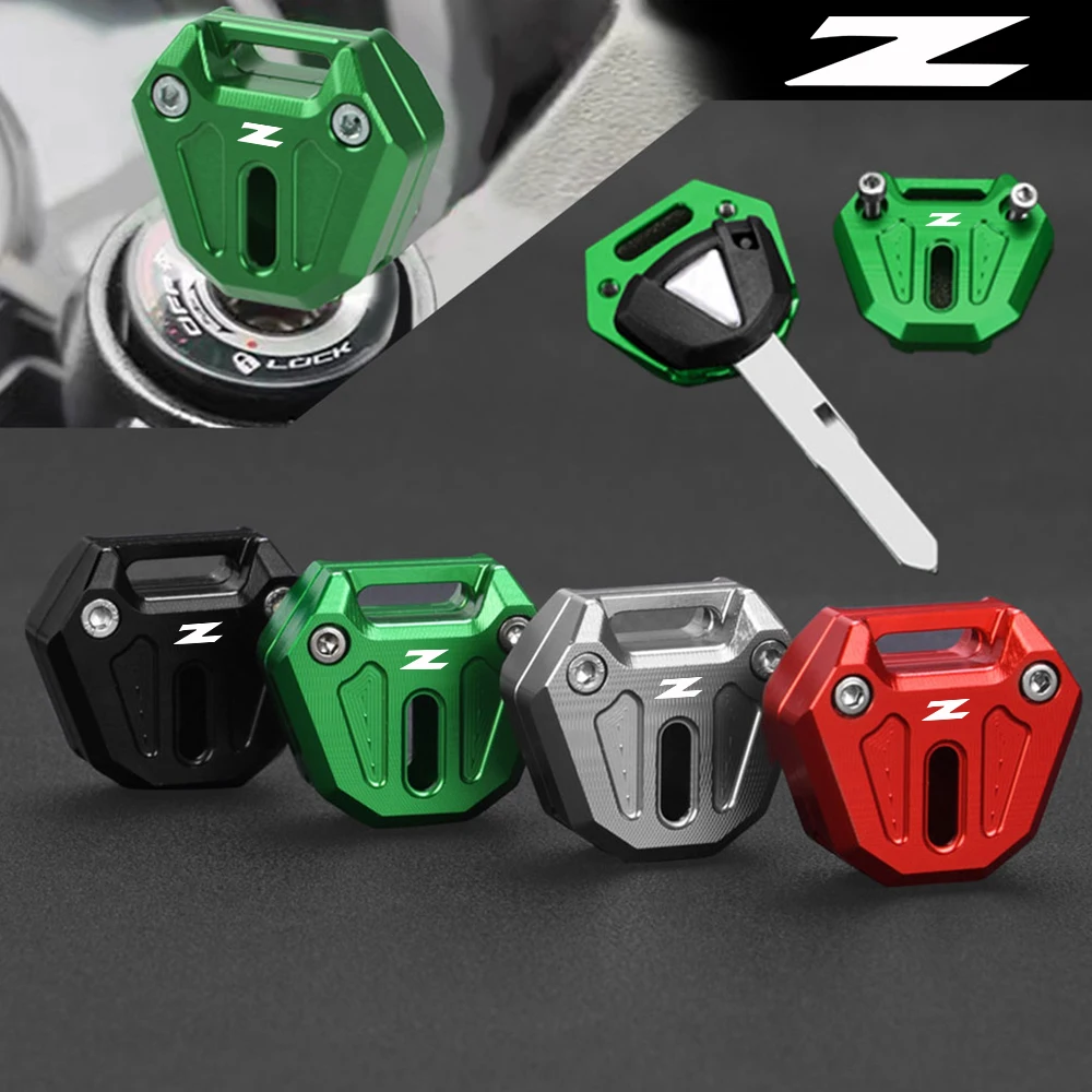 4 Colors Key Case Cover Shell For KAWASAKI Z125 Z250 Z300 Z400 Z650 Z750 Z800 Z900 Z900RS Z1000 Z 1000 SX Motorcycle Accessories