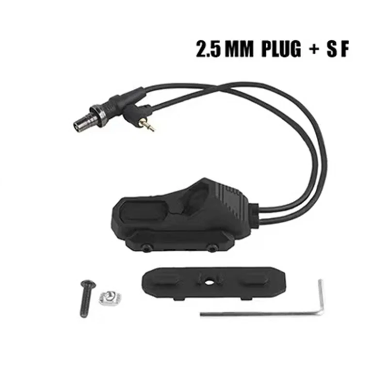Tactical recon light button, tactical pressure axon switch, remote plug-in function pressure switch, DBAL, PEQ, NGAL 4