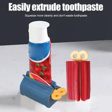 

Plastic Toothpaste Tube Squeezer Toothpaste Holder Multifunction Tube Squeezer Toothpaste Seat Holder Dispenser Bathroom Supply