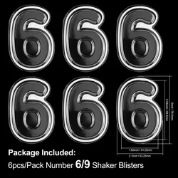 3D Dimensional Shaker Domes for Crafting and Card Making (6pcs 6 Shaker)